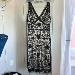 Nordstrom Beaded Black Dress